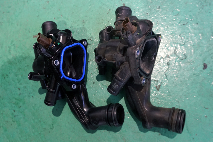 【ミニクーパー】第2世代MINI R56・R55・R57・R58・R59・R60・R61　の冷却水漏れ定番スポットサーモスタット