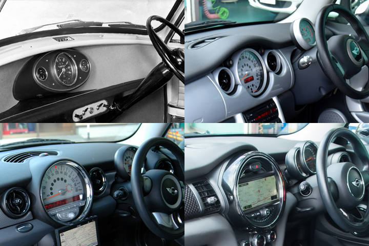 【ミニクーパー】MINIのセンターメーターって見にくい?