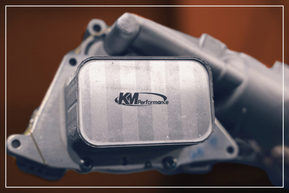 【KM Performance】第3世代MINI F56 F55 F54 F60 F57 F45 F46 F48 BMW フルアルミ製強化 オイルフィルターハウジング オイル漏れ 冷却水漏れ