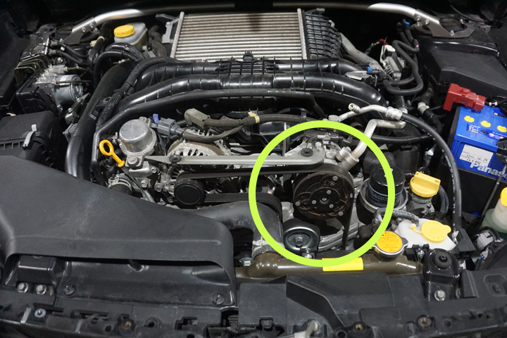 スバル インプレッサ・レガシィ他 エアコンコンプレッサー故障・交換修理